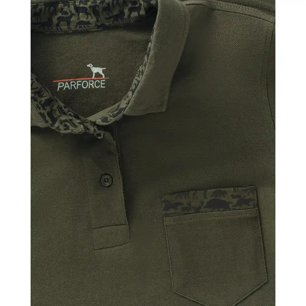 Női pólóing erdei állatok mintájával Parforce